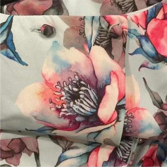 ASOS Paper Dolls Scuba Floral Pencil Dress Sz 4 - Picture 6 of 9